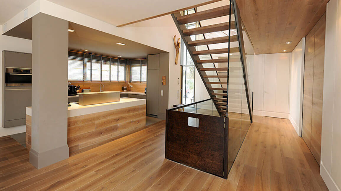 Treppenschutzgitter (Absturzsicherung) aus der Tischlerei | Schreinerei Korfmacher.