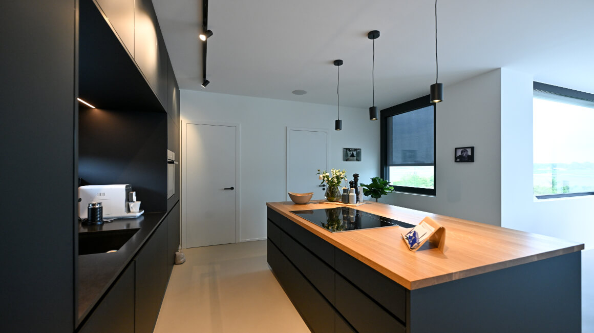 Ebenfalls eine Schreinerküche aus dem Tischlermeisterbetrieb Korfmacher, Düsseldorf.