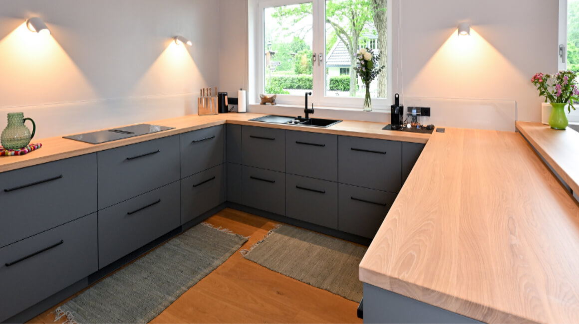 Eine weitere Schreinerküche aus dem Tischlermeisterbetrieb Korfmacher, Düsseldorf.