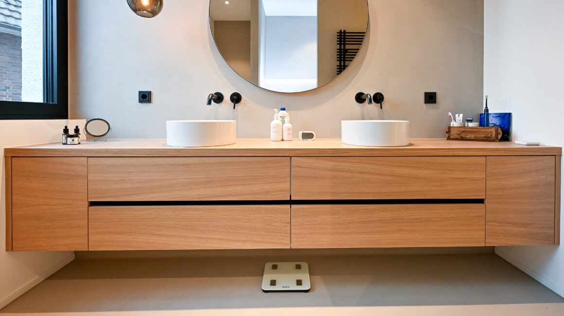 Badmöbel von Korfmacher Holzverarbeitung, Schreinerei Düsseldorf, Tischlerei Düsseldorf