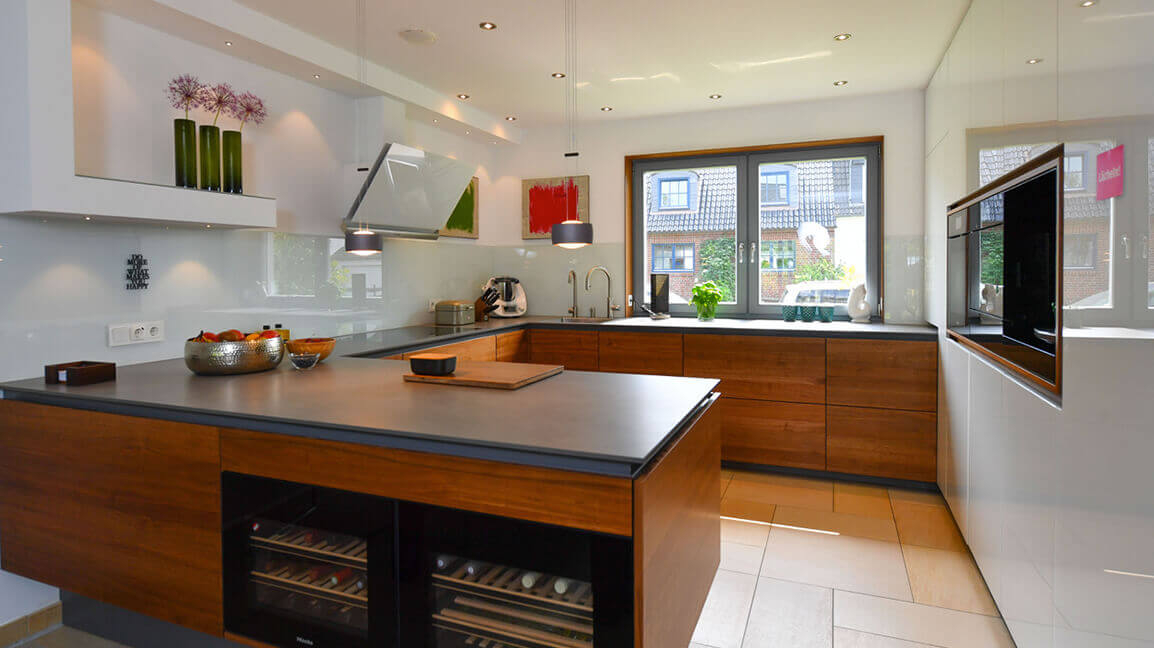 Eine weitere Schreinerküche aus dem Tischlermeisterbetrieb Korfmacher, Düsseldorf.